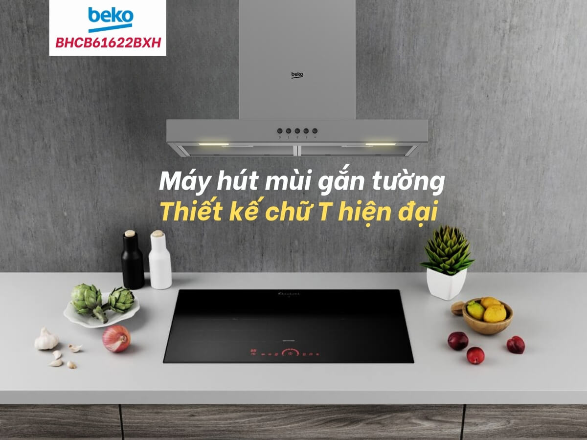 Máy hút mùi BeKo BHCB61622BXH