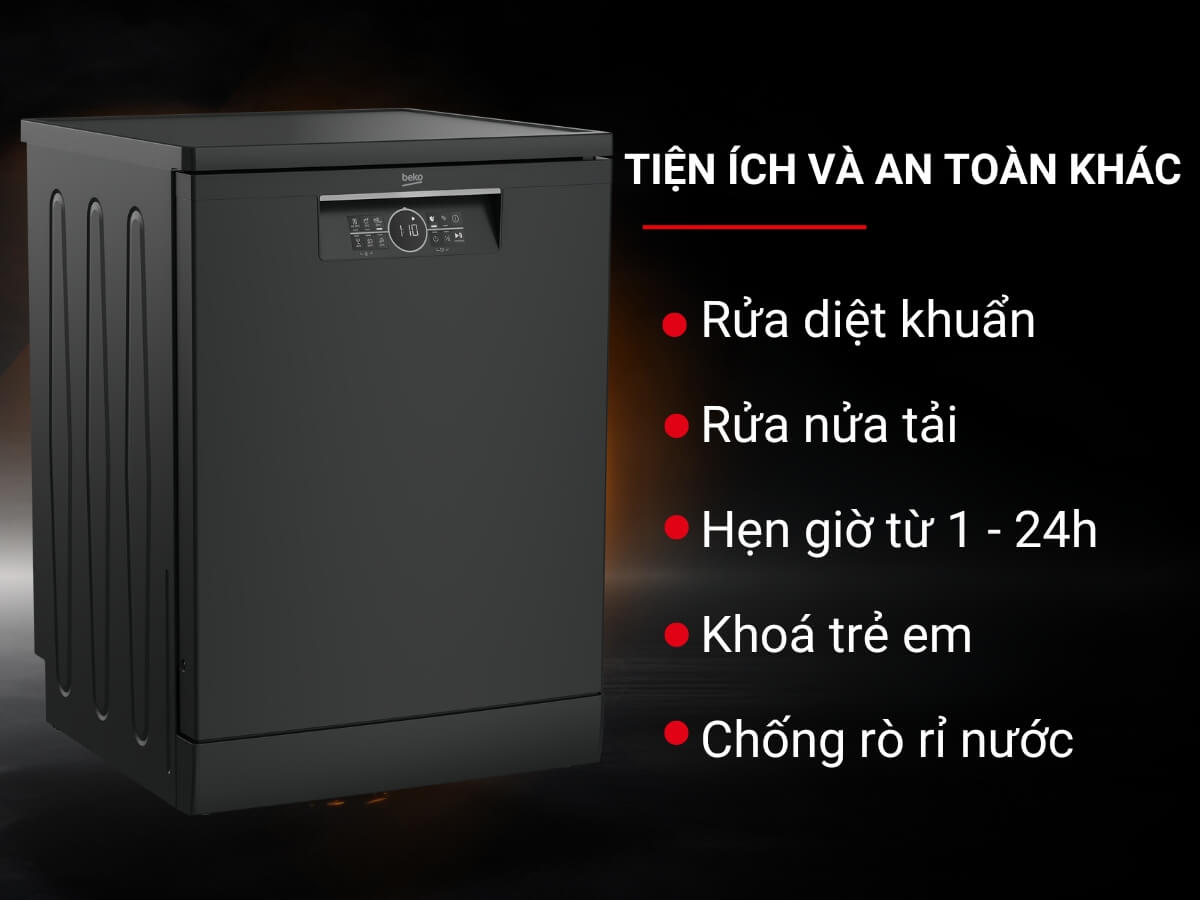 Máy rửa bát Beko BDFN26430A