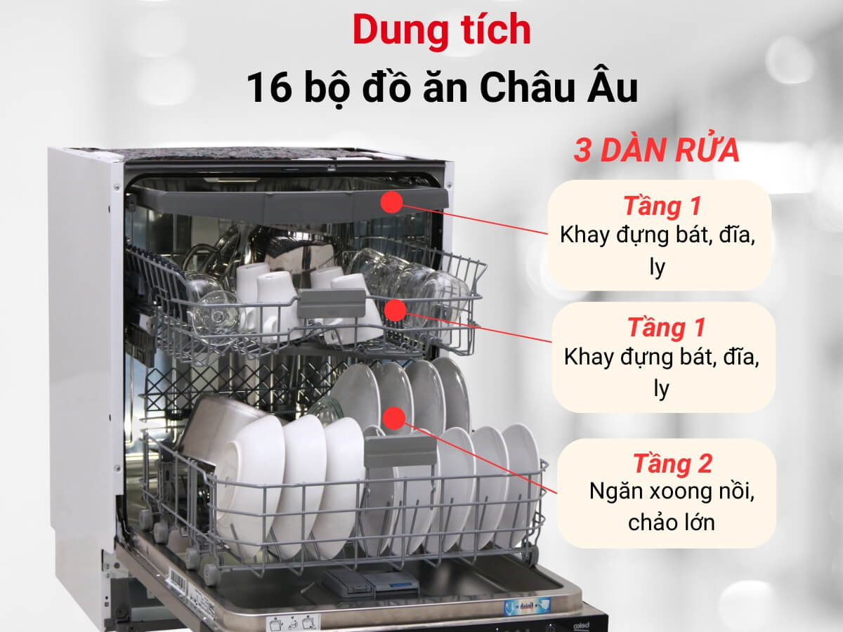 Máy rửa bát Beko BDIN386E4AD