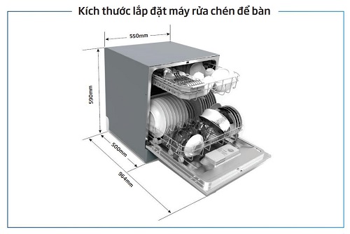 Máy rửa bát Beko DTC36810S