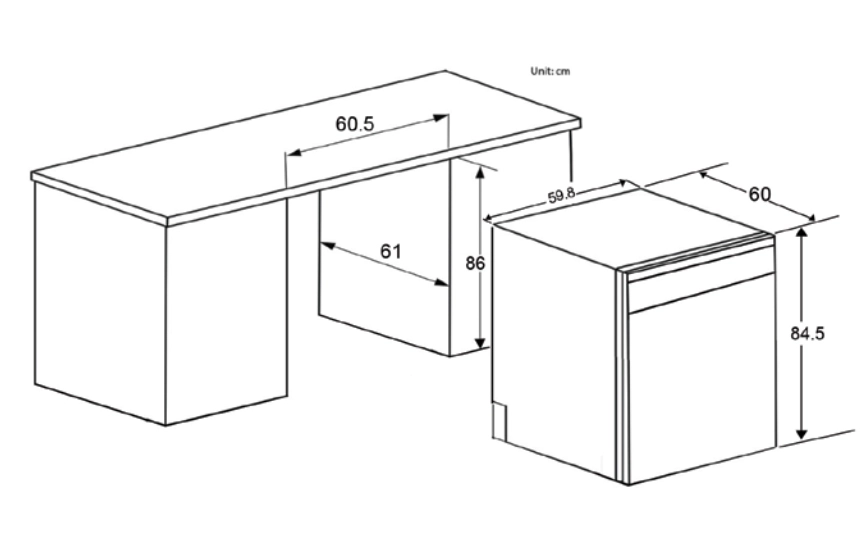 Máy rửa bát Spelier SP 16 DWKT/B