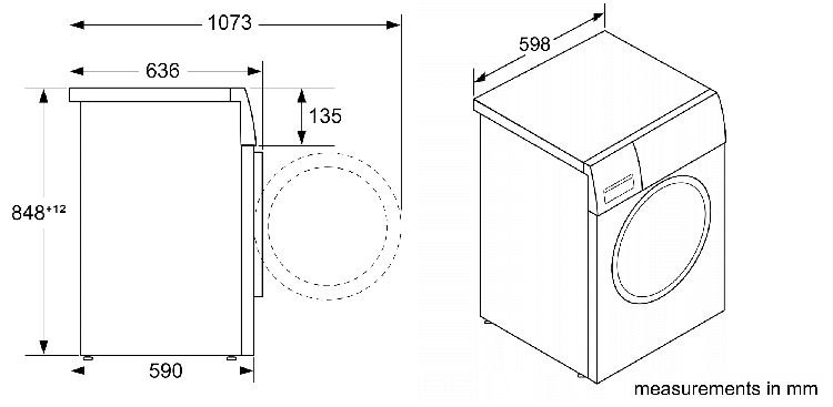 Máy sấy bơm nhiệt Bosch 9 kg WQG24200SG