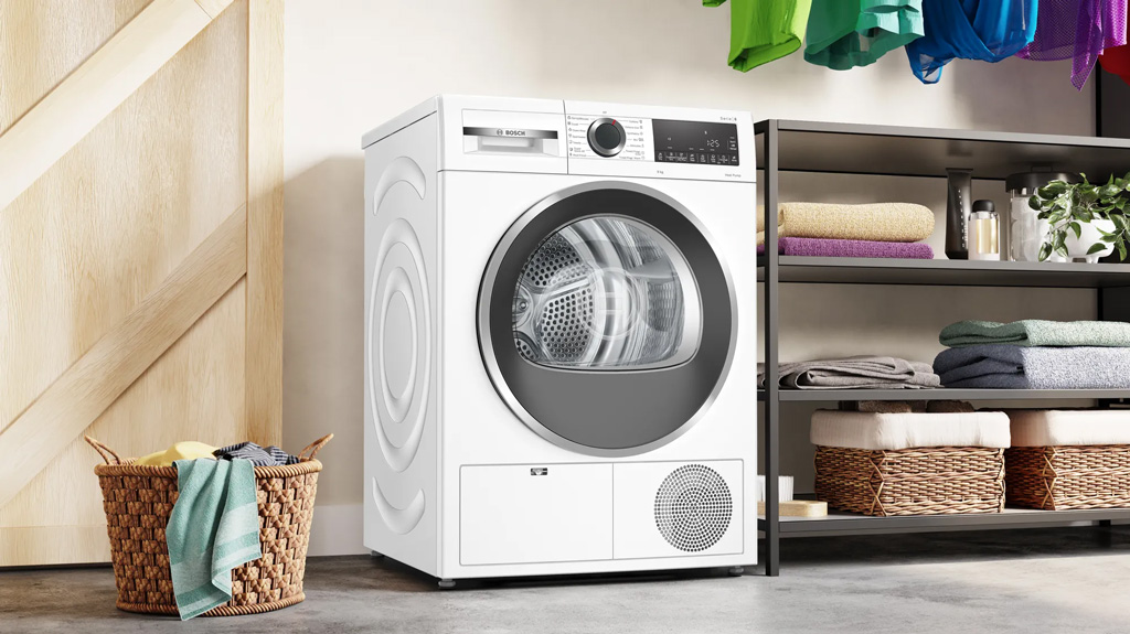 Máy sấy bơm nhiệt Bosch 9 kg WQG24200SG