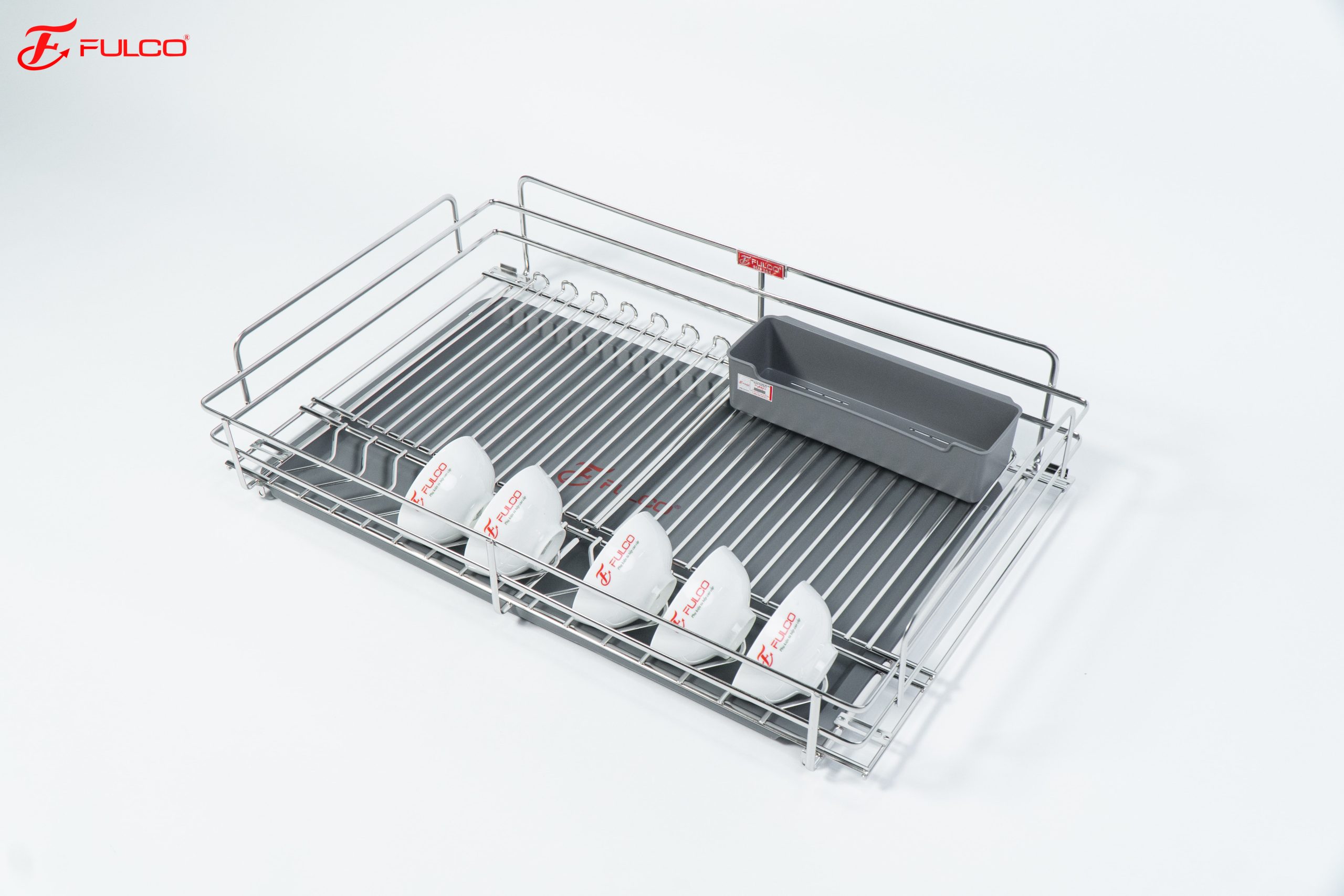 Giá bát đĩa – xoong nồi nan oval inox 304 Fulco FC90S 900mm