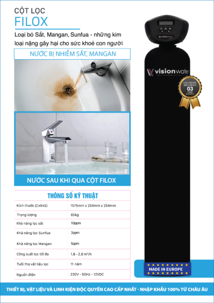 Hệ Thống Lọc Nước Đầu Nguồn Vision Water WH07
