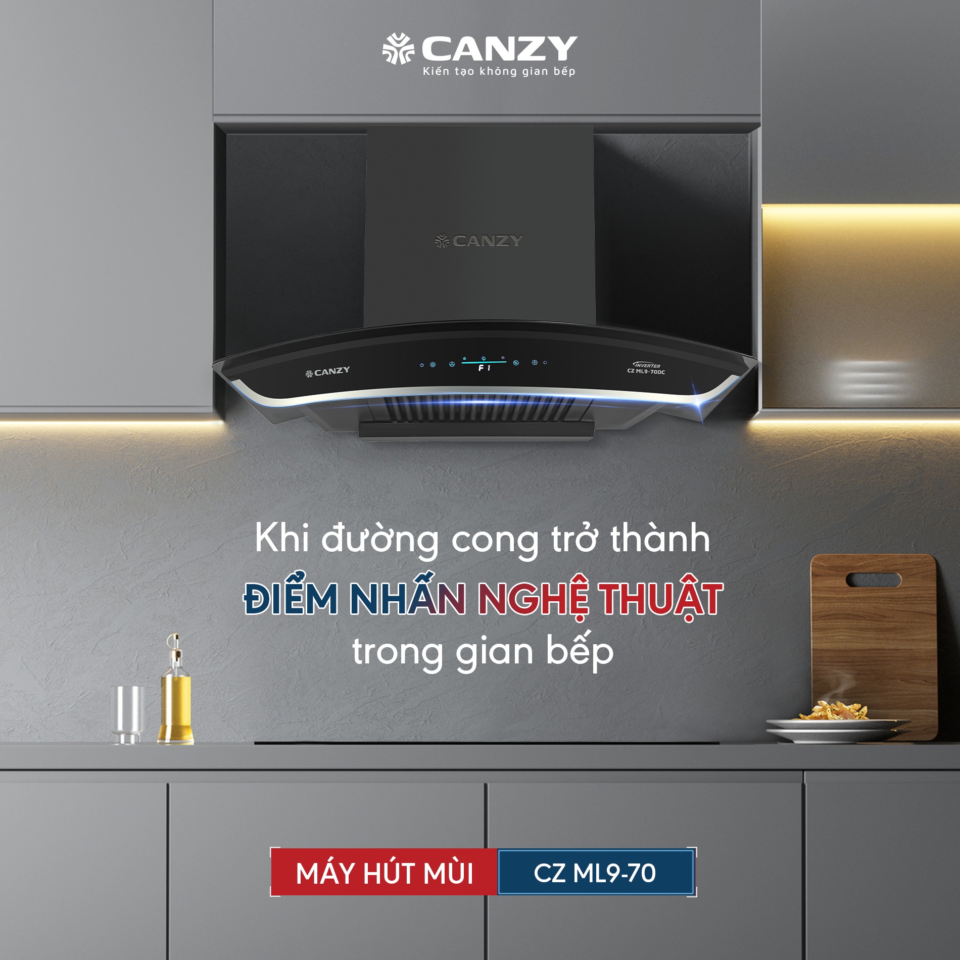 Máy hút mùi Canzy CZ ML9-DC70