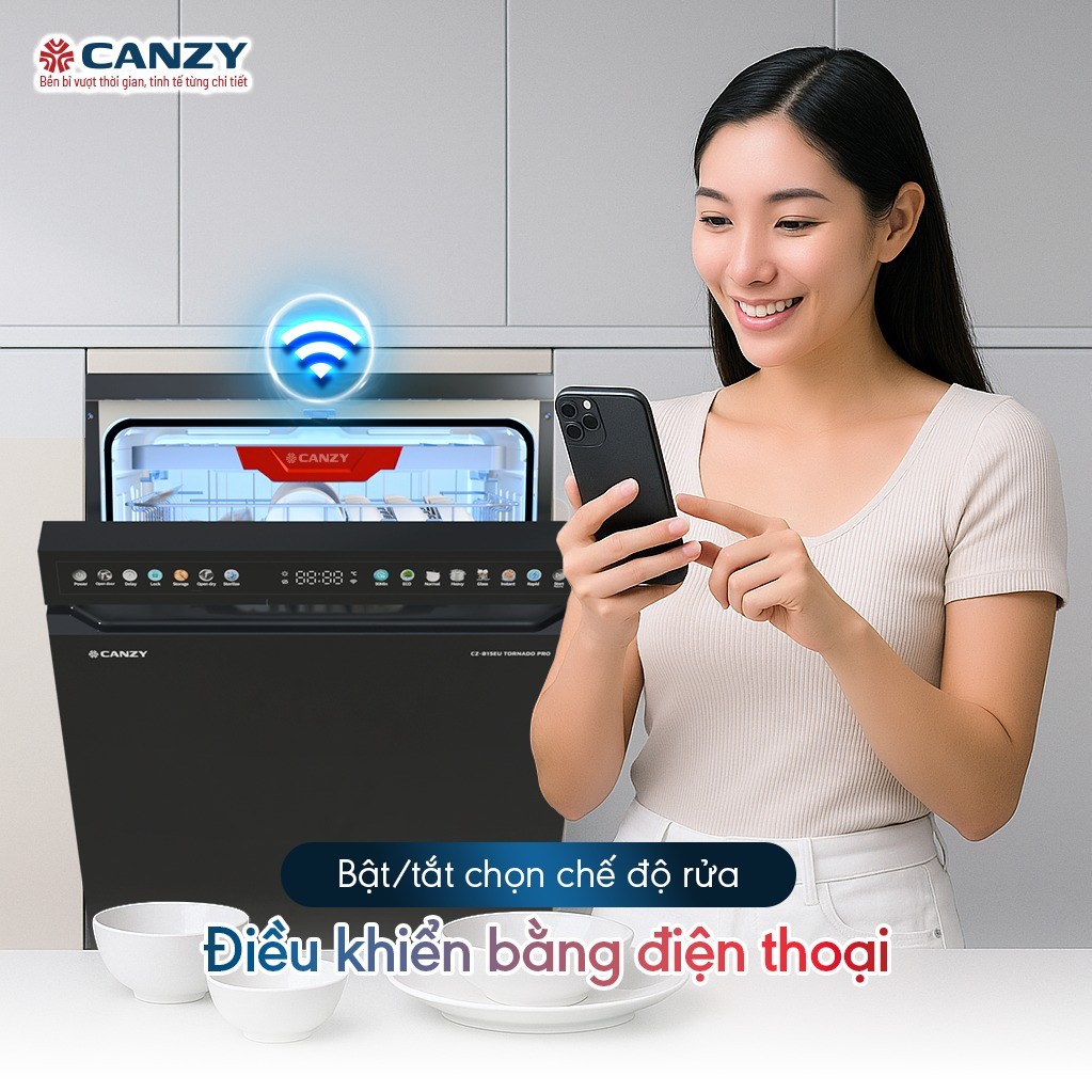 Máy rửa bát Canzy CZ B15EU Tornado Pro