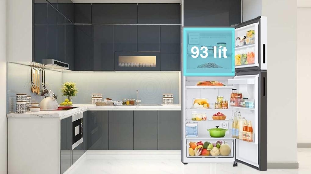 Tủ lạnh Samsung Bespoke Inverter 382 lít RT38CB6784C3SV