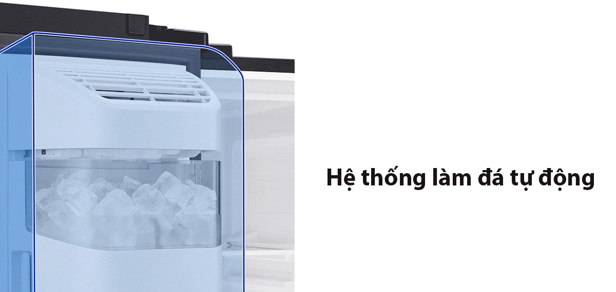Tủ lạnh Samsung Inverter 635 lít Side By Side RS64R53012C/SV