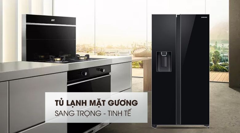 Tủ lạnh Samsung Inverter 635 lít Side By Side RS64R53012C/SV
