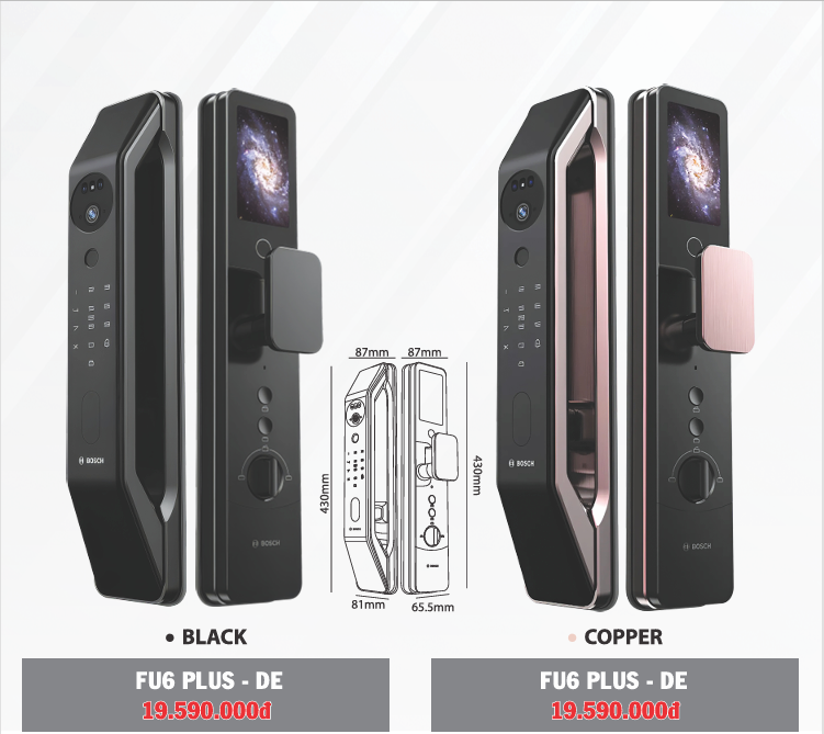 Khóa Vân Tay BOSCH FU6 PLUS - DE