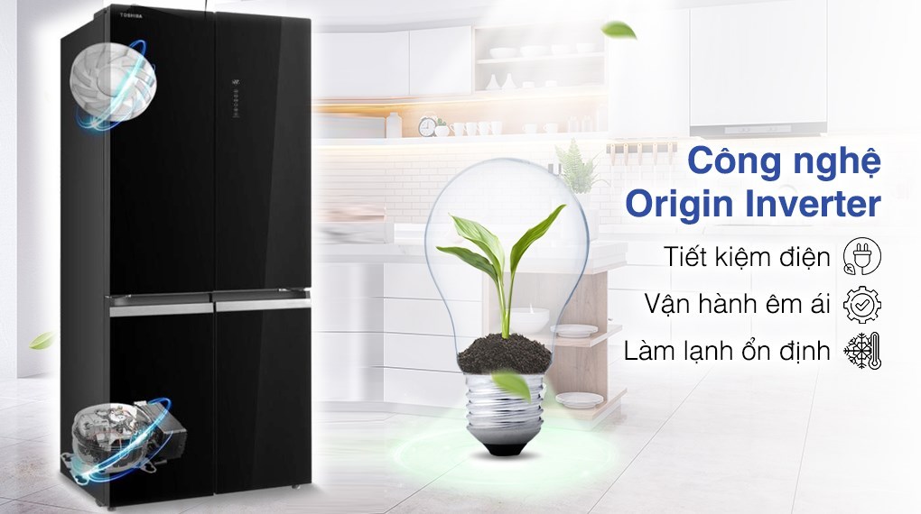 Tủ lạnh Toshiba Inverter 515l GR-RF677WI-PGV(22)-XK