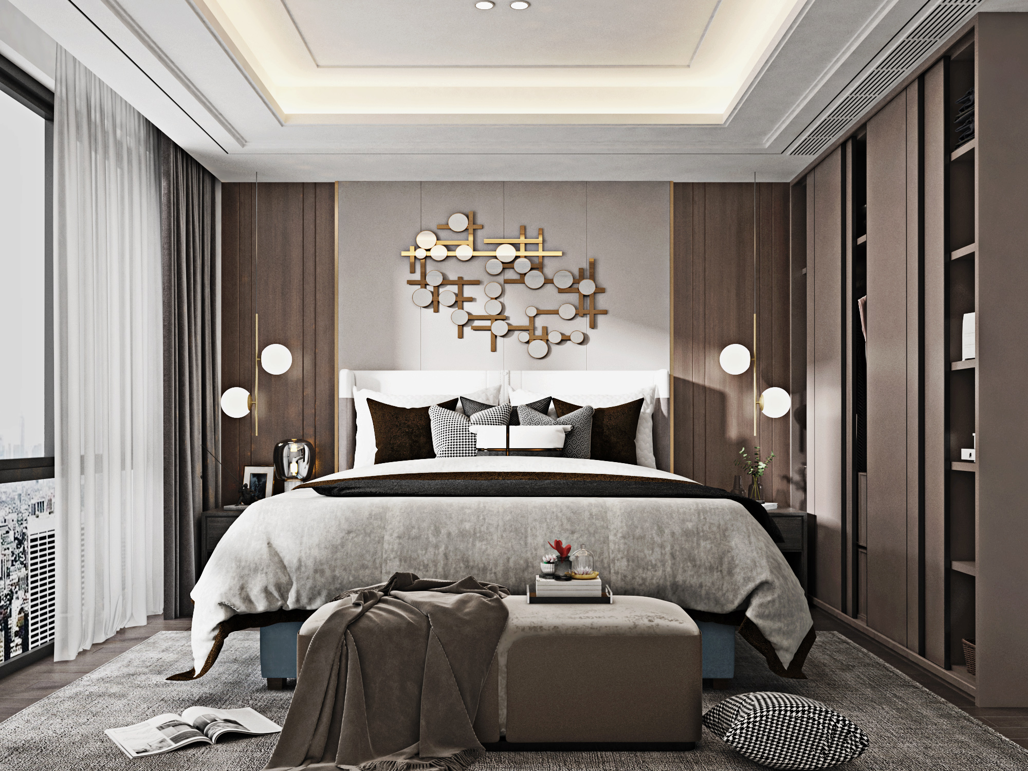 Thiết kế nội thất phòng ngủ tại Hóc Môn