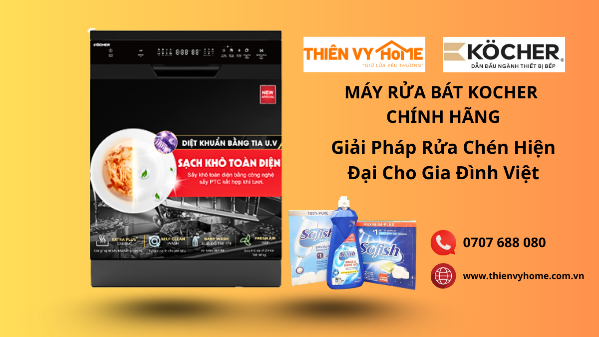 Máy Rửa Bát Kocher Chính Hãng