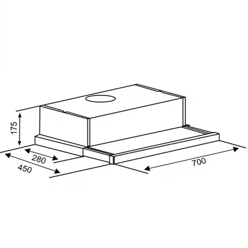 Máy Hút Mùi Âm Tủ Canzy CZ 7002G Máy hút mùi Canzy CZ 6002G