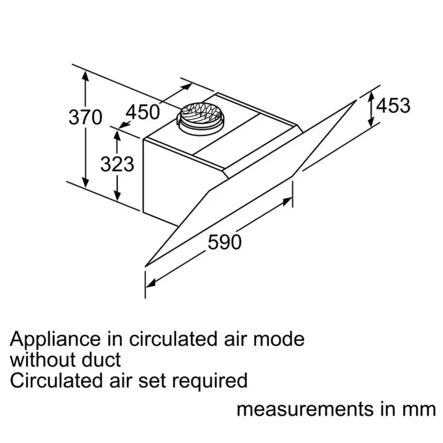 MÁY HÚT MÙI BOSCH DWK67CM60B MÁY HÚT MÙI BOSCH DWK67CM60B
