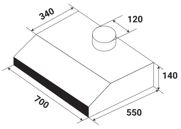 Máy hút mùi KAFF KF-701B