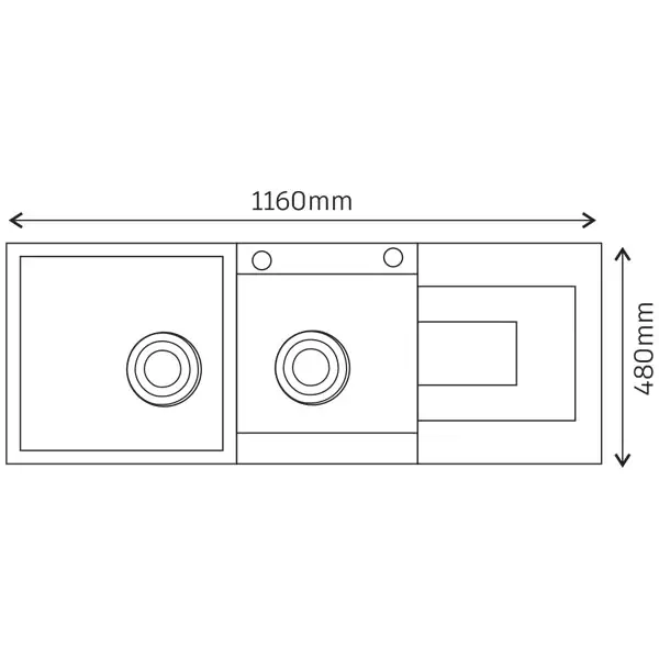 Chậu rửa chén đá TOMATE TOMCRE 11650-K02GR