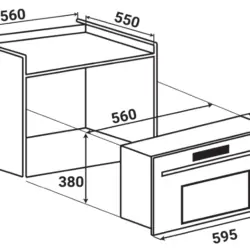 Lò vi sóng âm tủ KAFF KF- MC02