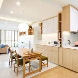 Tủ Bếp Gỗ Công Nghiệp Phủ Melamine 16