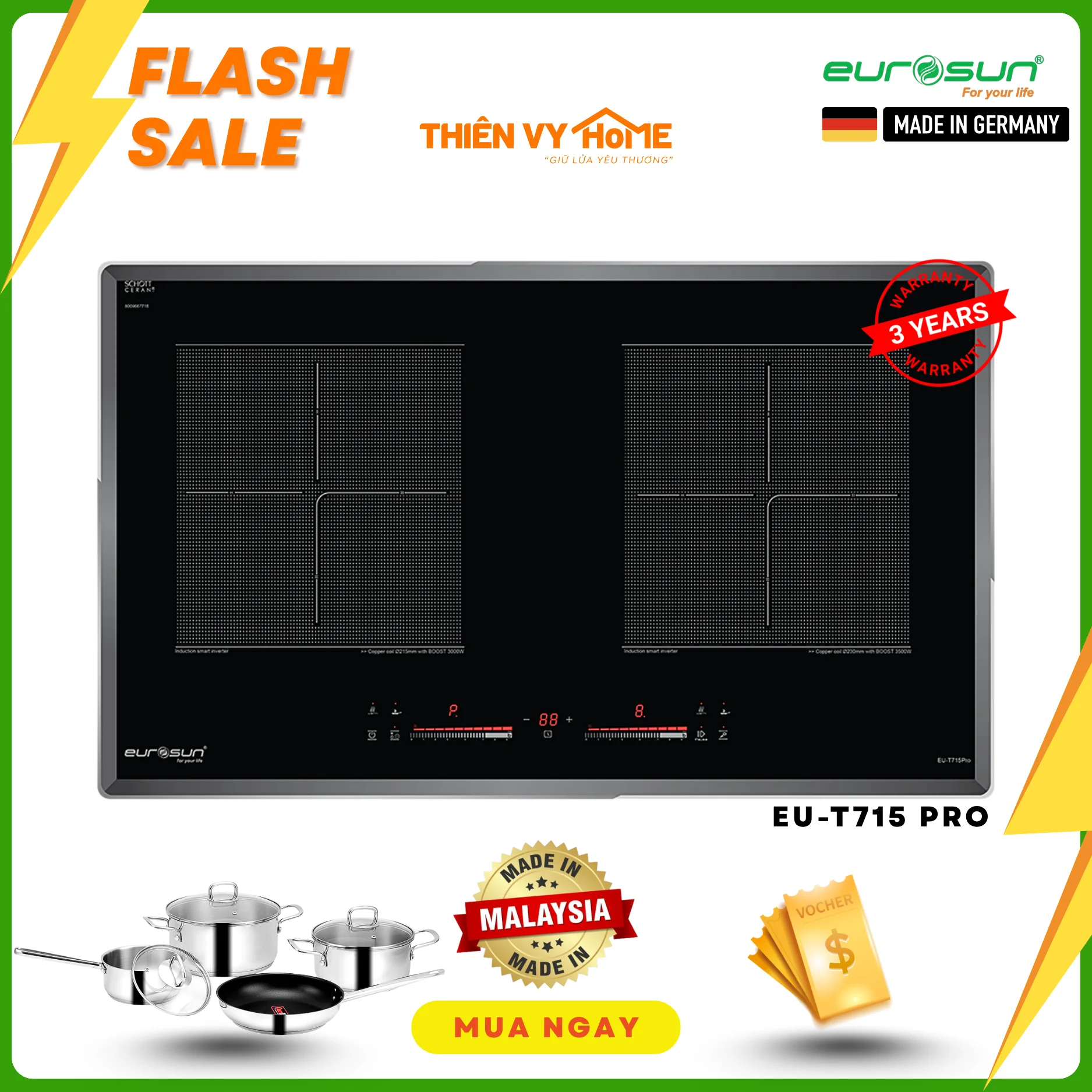 Bếp Từ Eurosun EU-T715 PRO 5