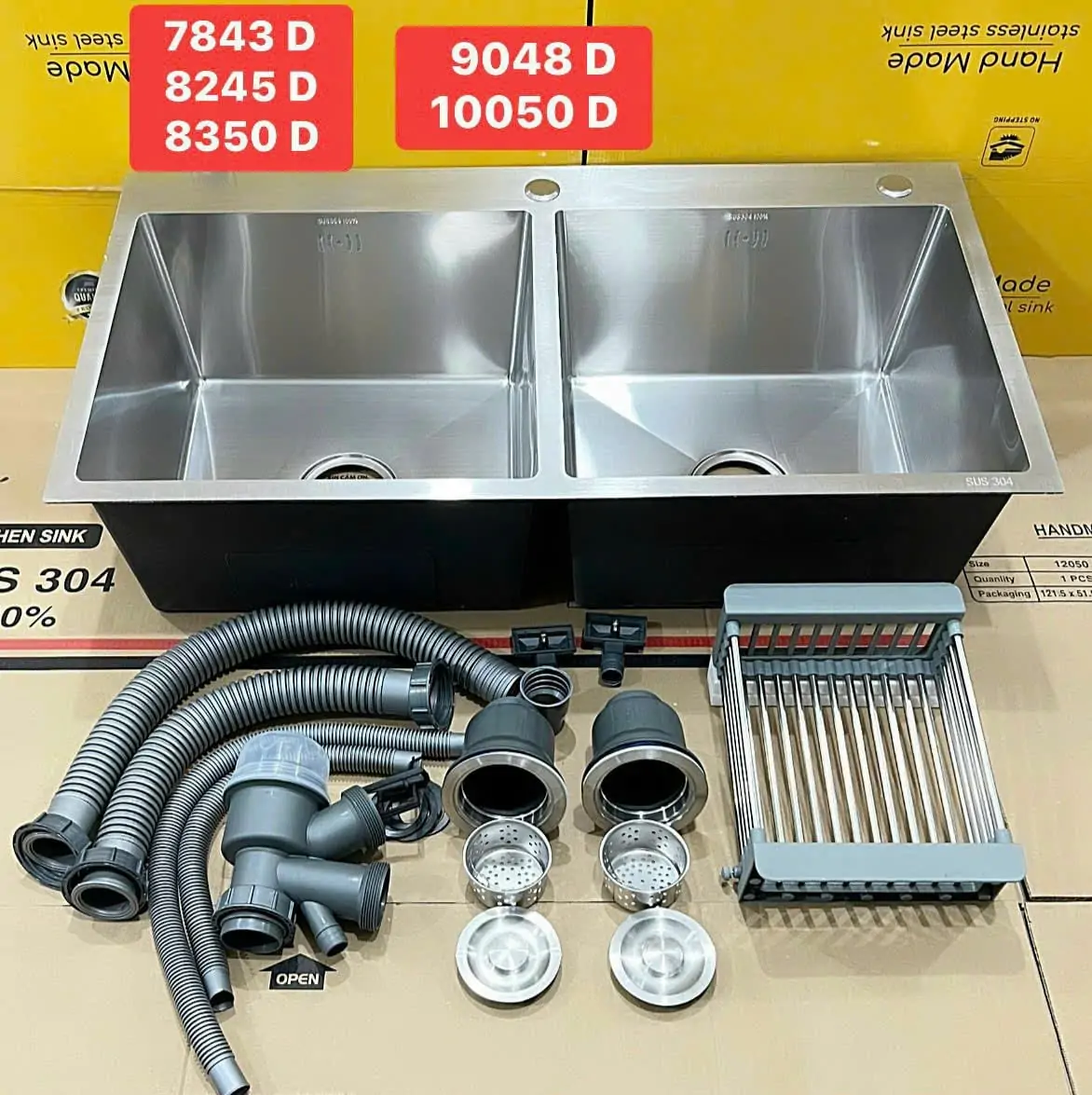 Chậu Rửa Chén inox 304 Yoha 9048D