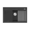 Chậu rửa bát đá Konox Terra 7860S Black