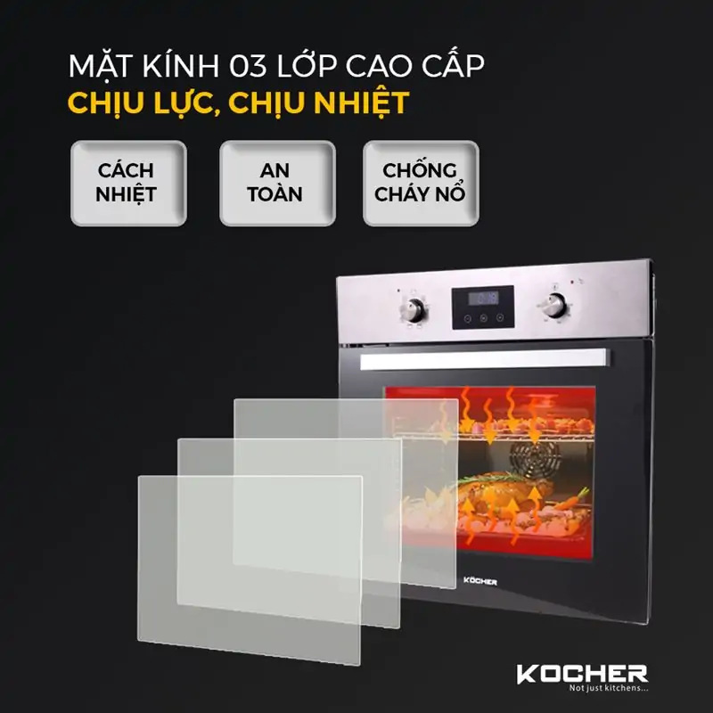 Lò Nướng Âm Tủ Kocher KOEU 68S08F