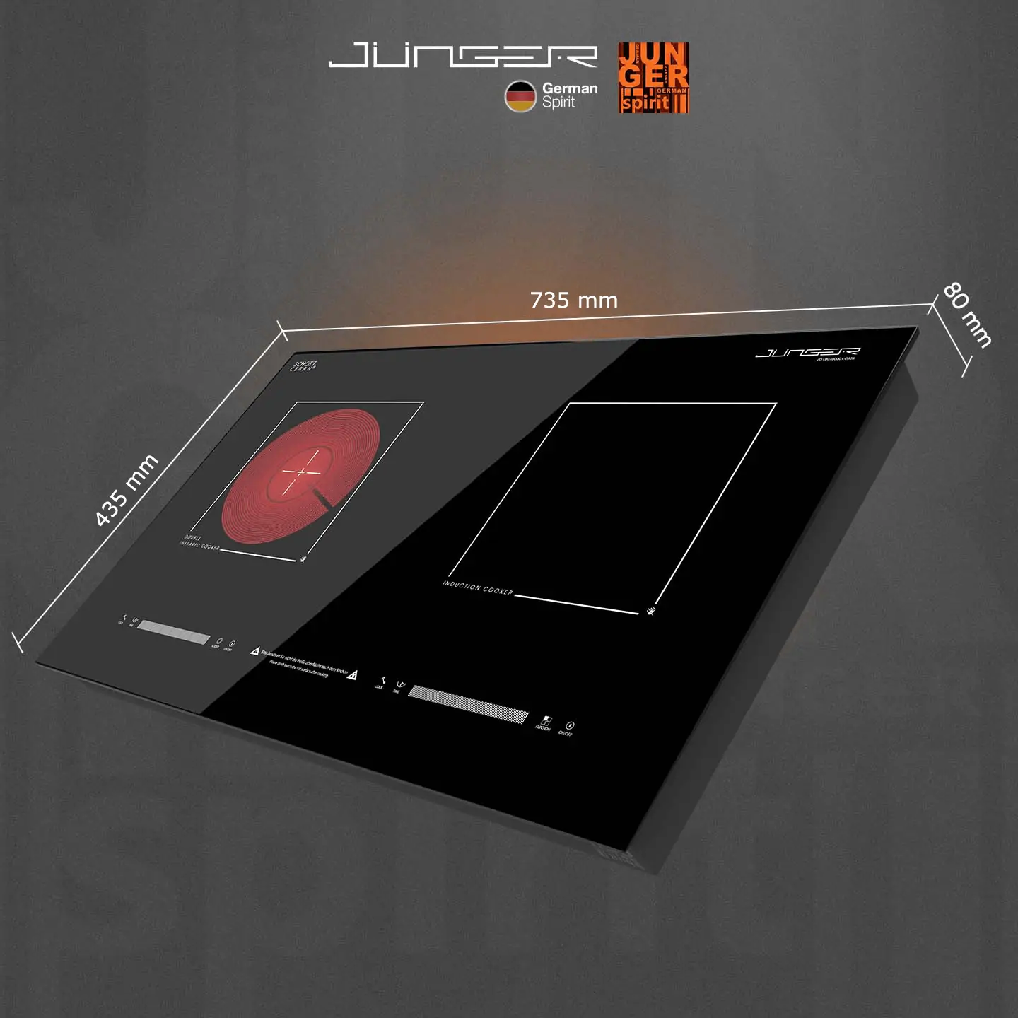 Bếp điện từ đôi Junger MTD-18
