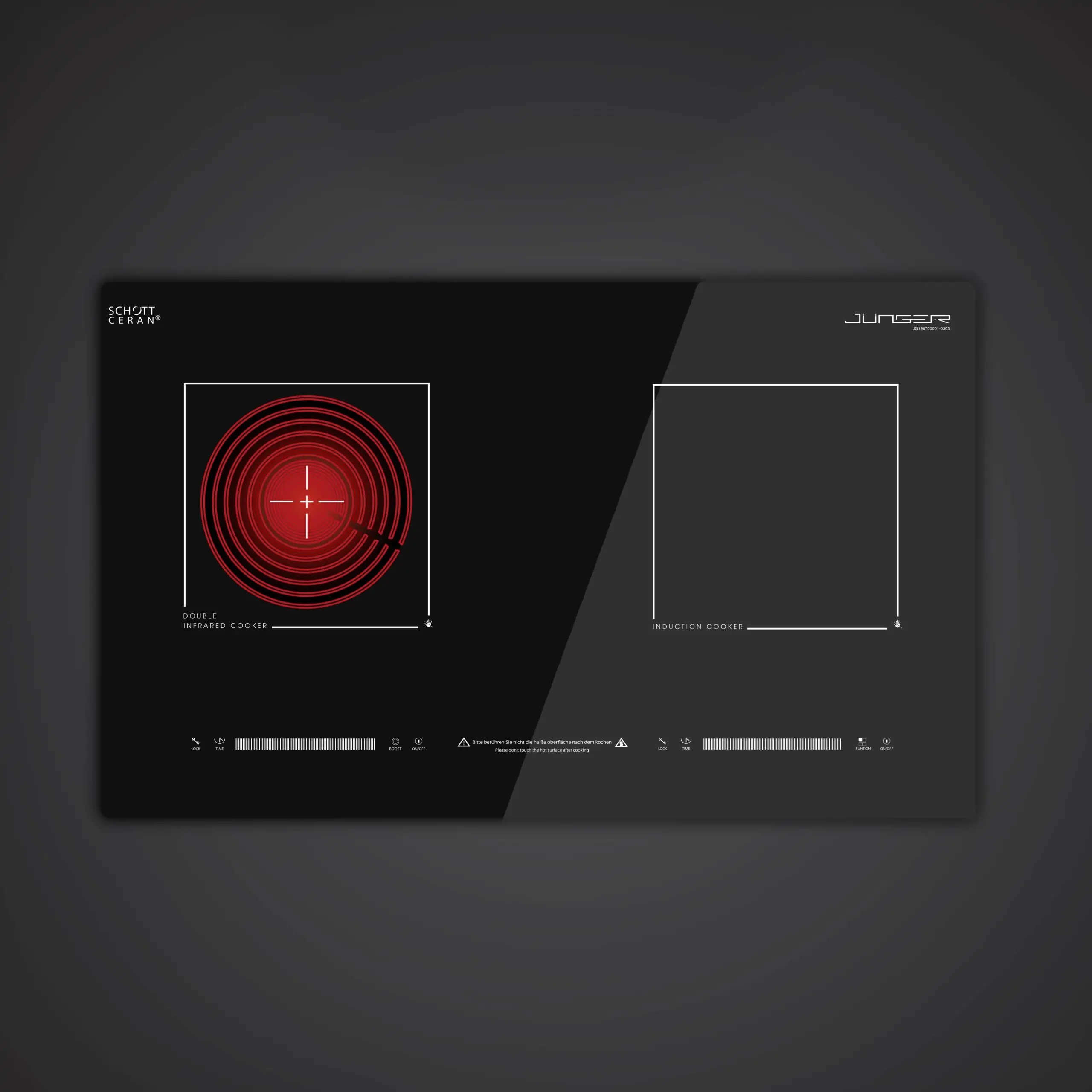 Bếp điện từ đôi Junger MTD-18 5-min