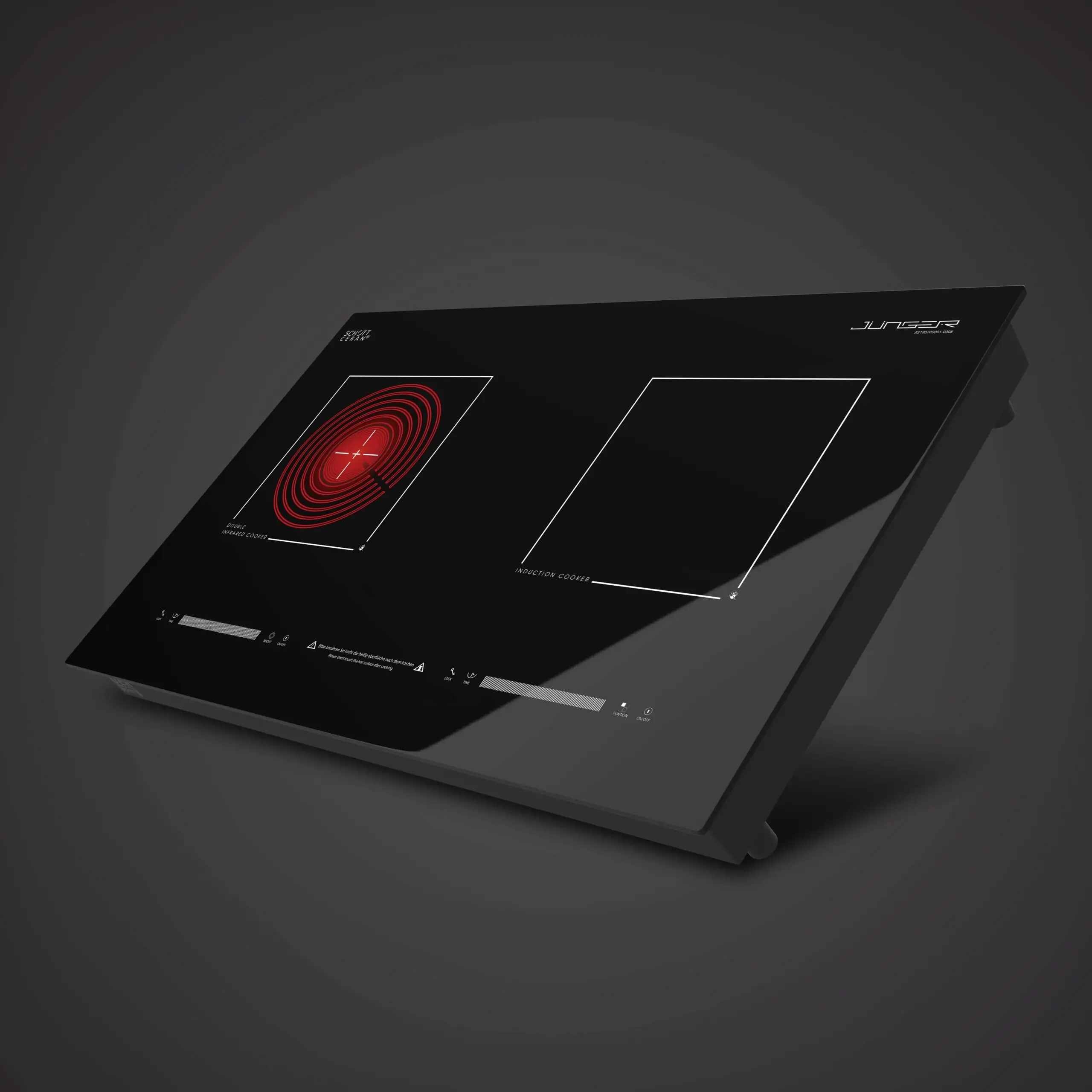 Bếp điện từ đôi Junger MTD-18 6-min