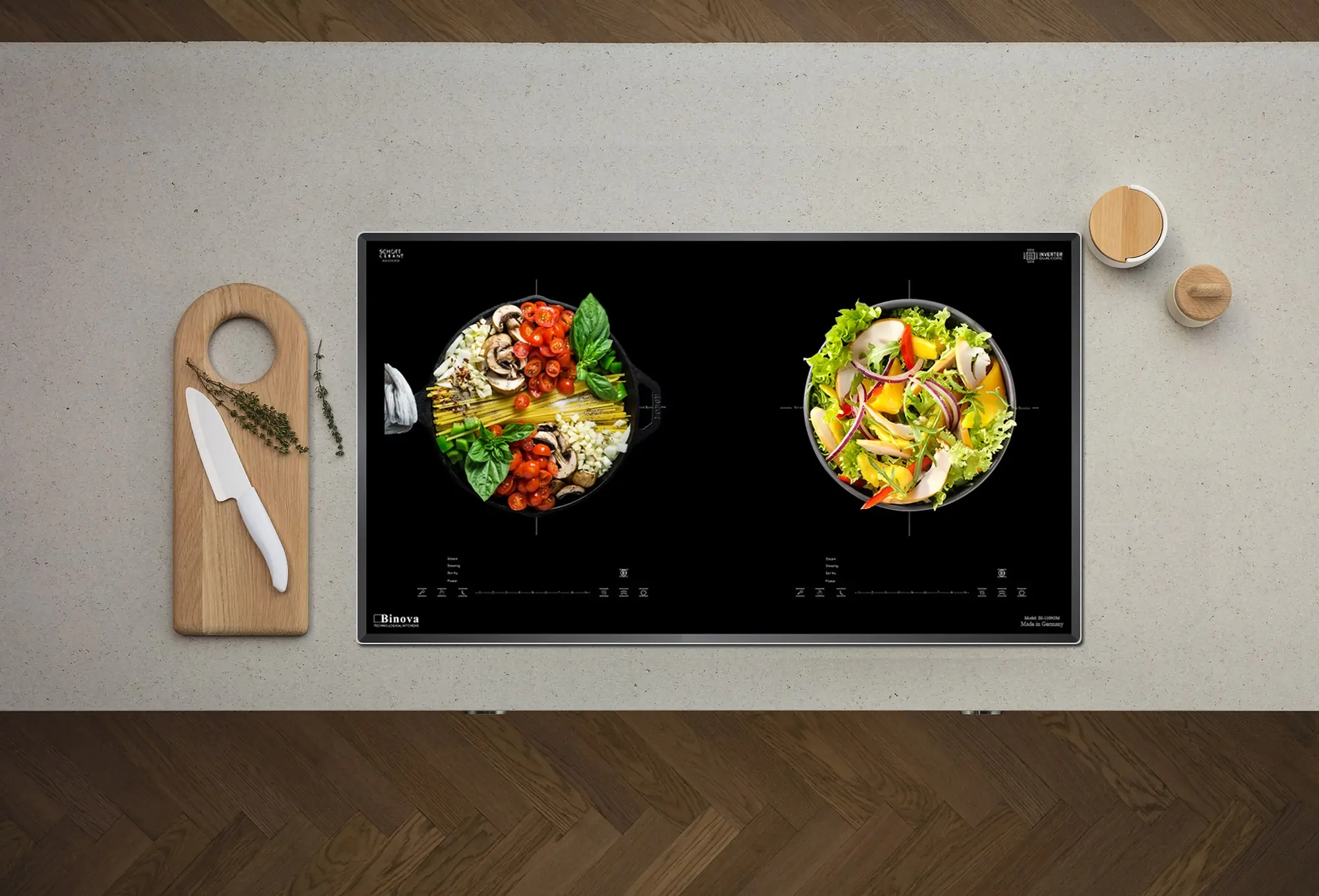 Bếp từ đôi Binova BI-1109GM