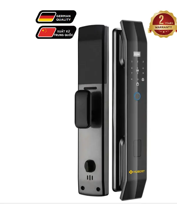 Khóa cửa vân tay Hubert HB CG25 Black 1