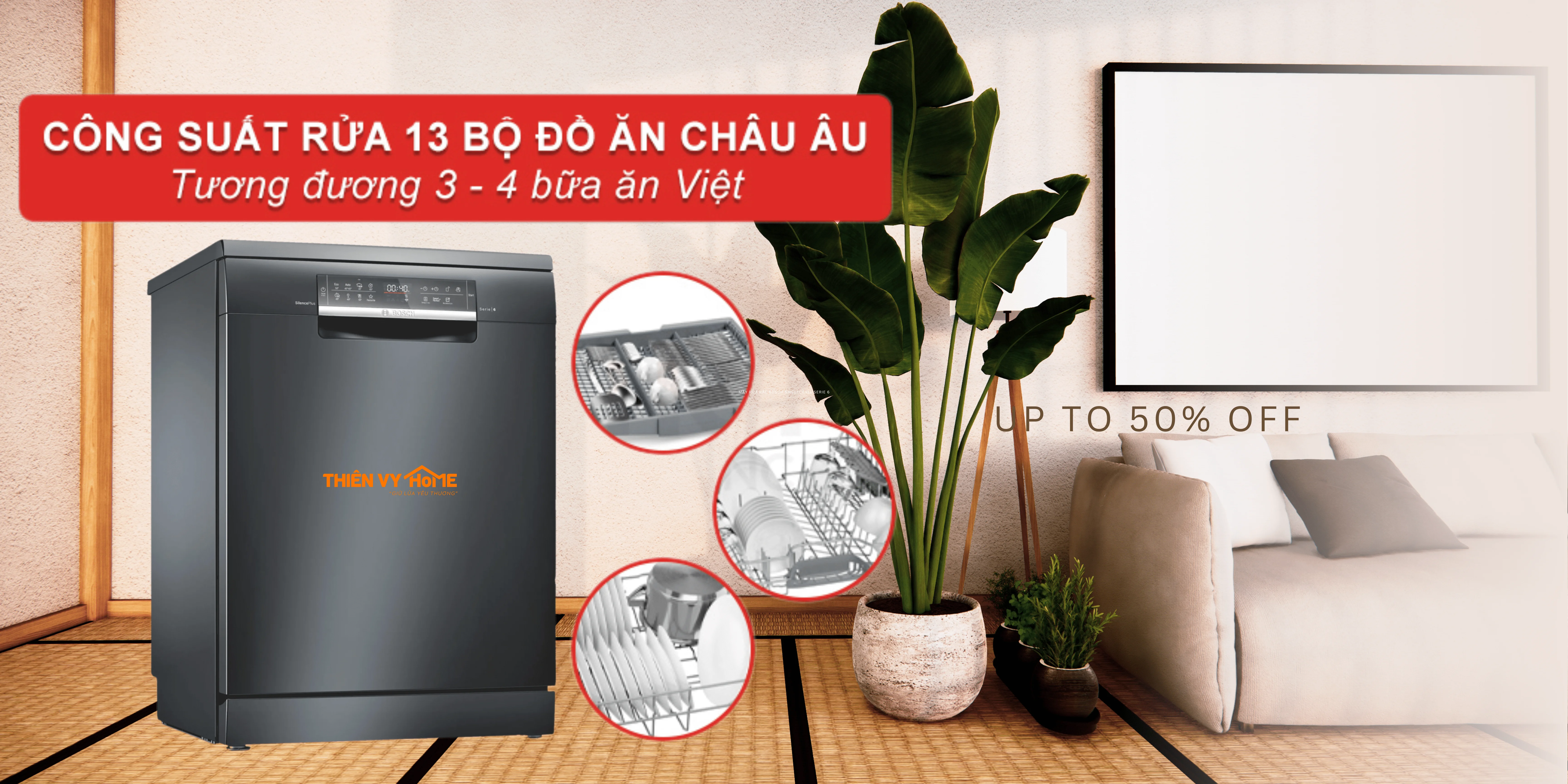 Máy Rửa Bát Bosch Độc Lập