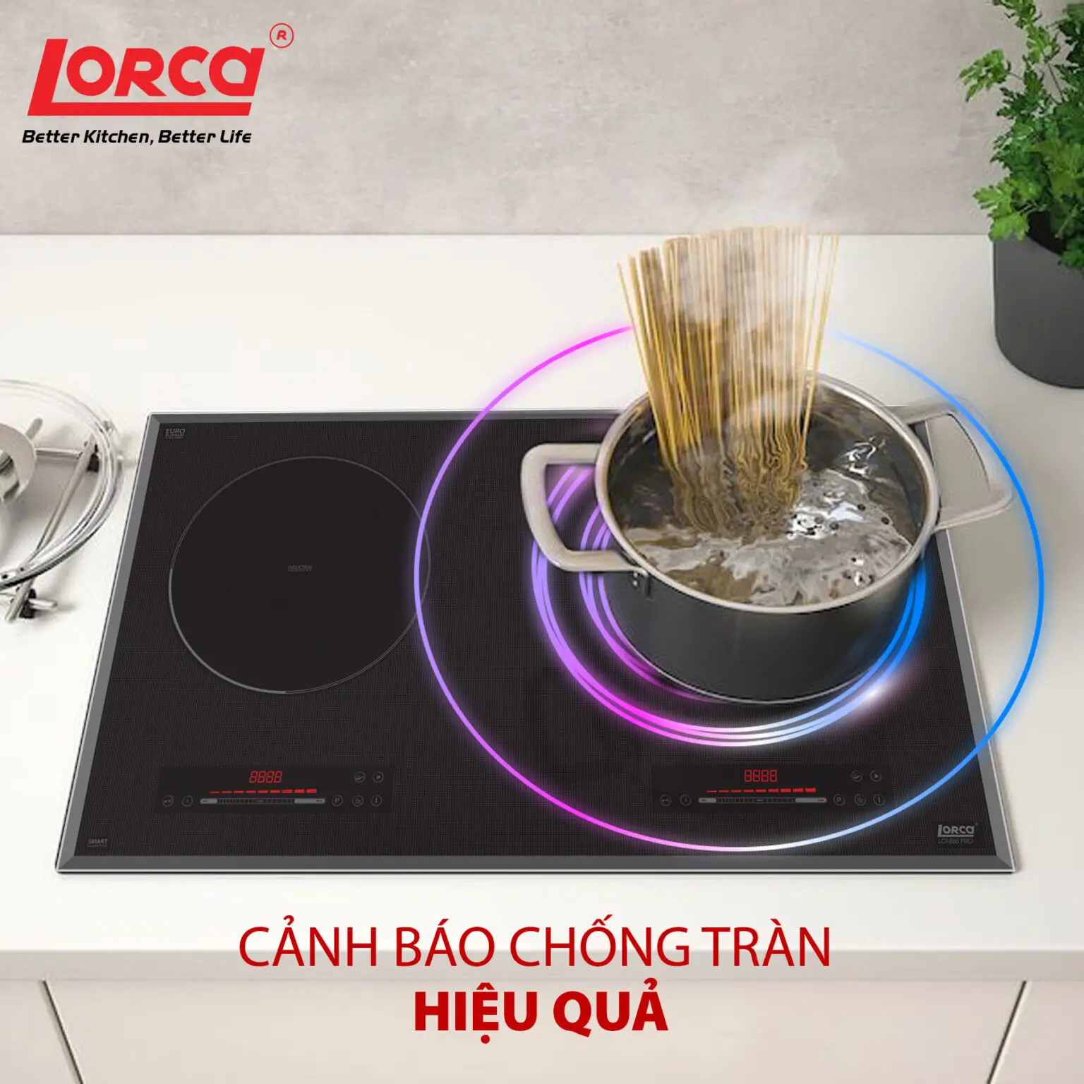 Bếp từ đôi Lorca LCI 866 PRO