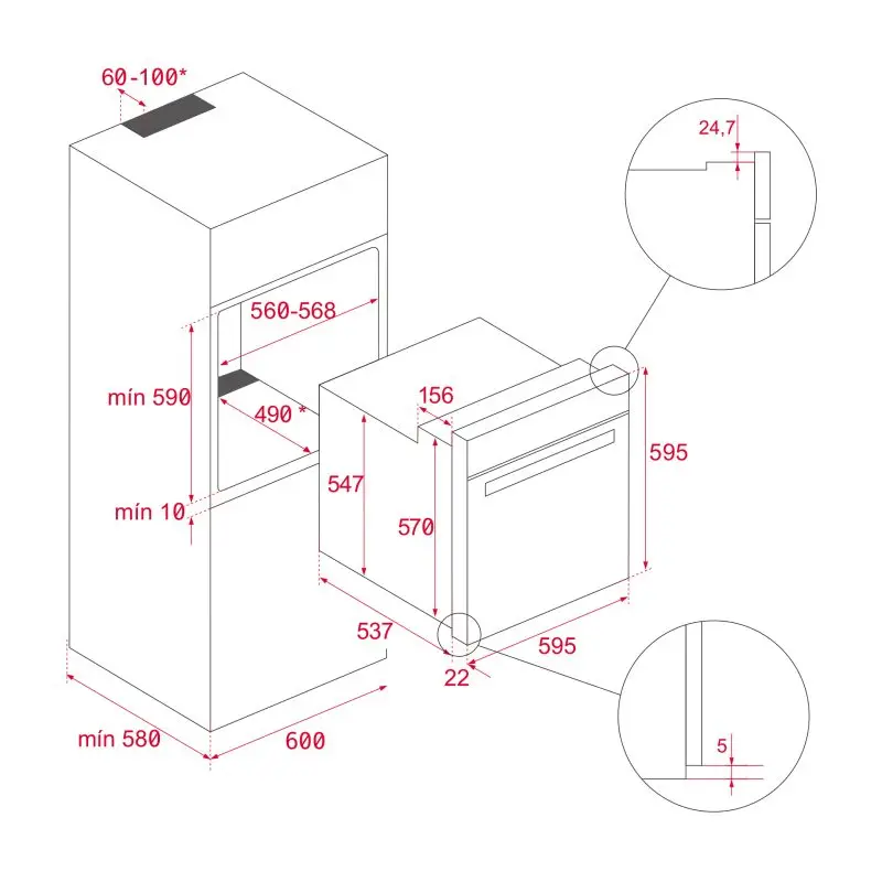 Lò nướng Teka HSB 615