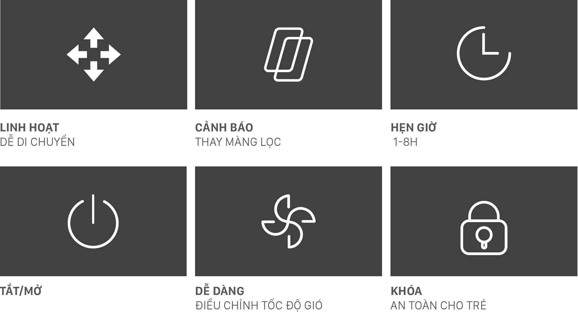 Máy lọc không khí Karofi KAP-E114