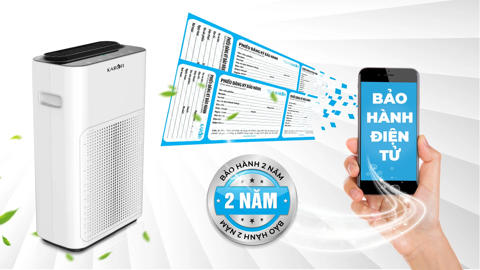 Máy lọc không khí Karofi KAP-E114