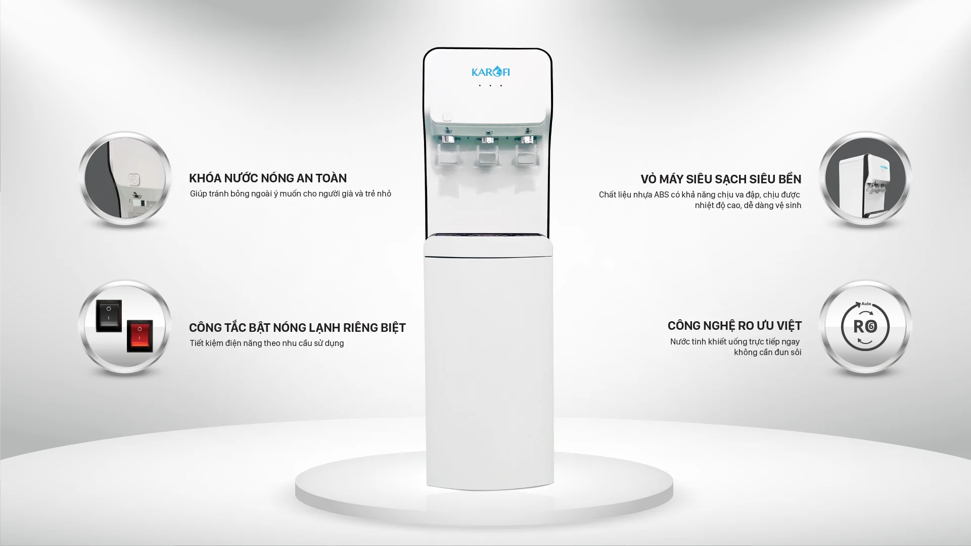 Máy lọc và làm nóng lạnh nước HC18RO