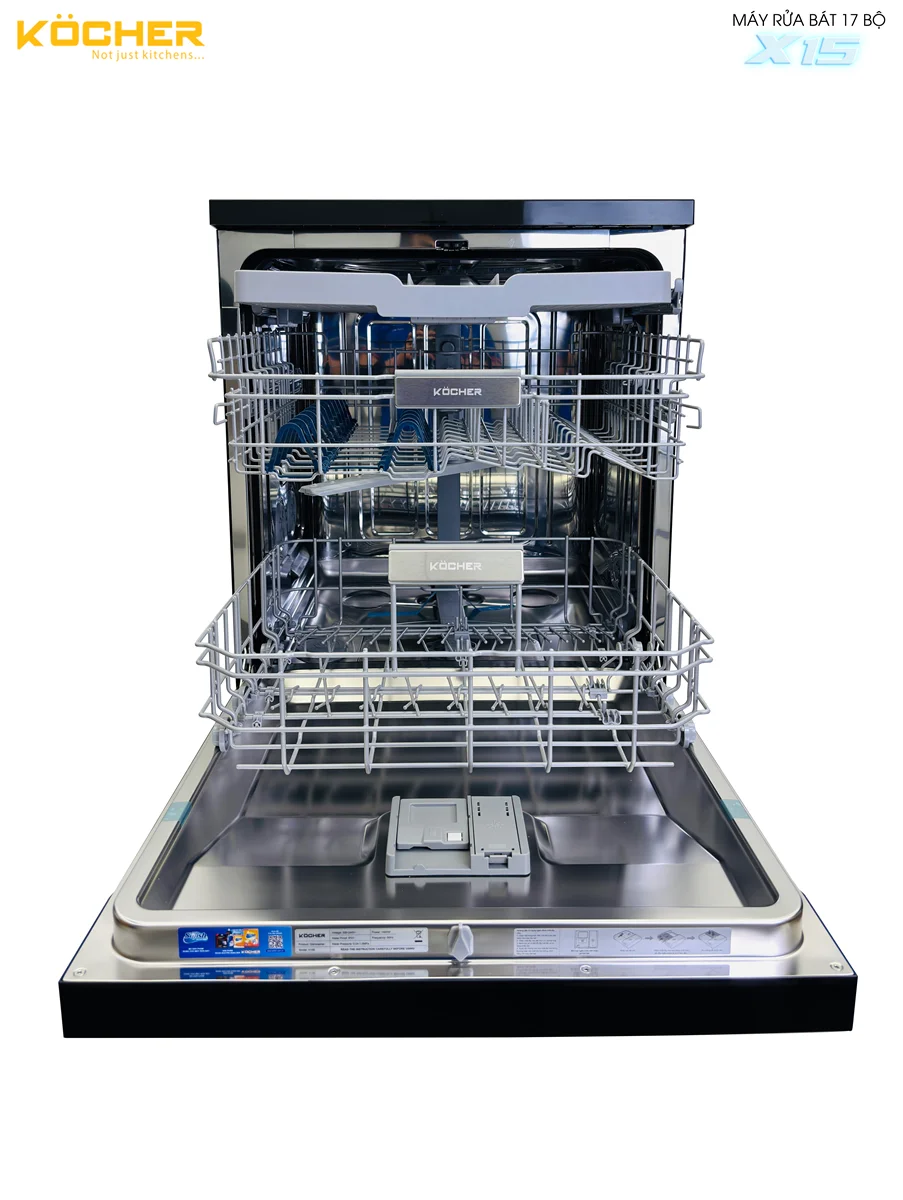 Máy rửa bát Kocher KDEU-X15B Pro
