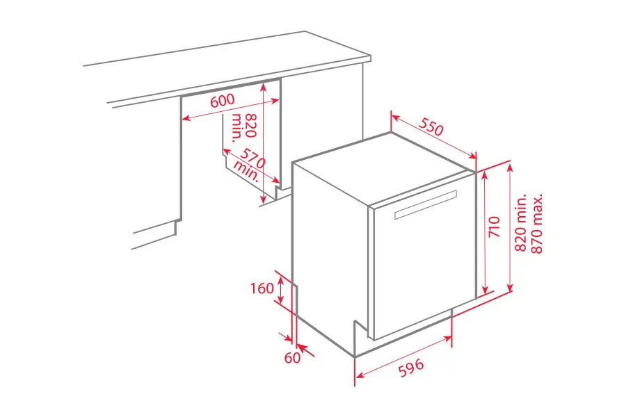 Máy rửa chén Teka DW8 80 FI