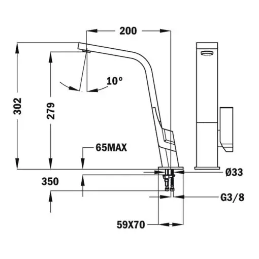 Vòi rửa bát Teka IC 915