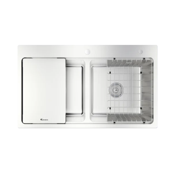 Chậu rửa bát chống xước Konox KN8651TD Dekor 4