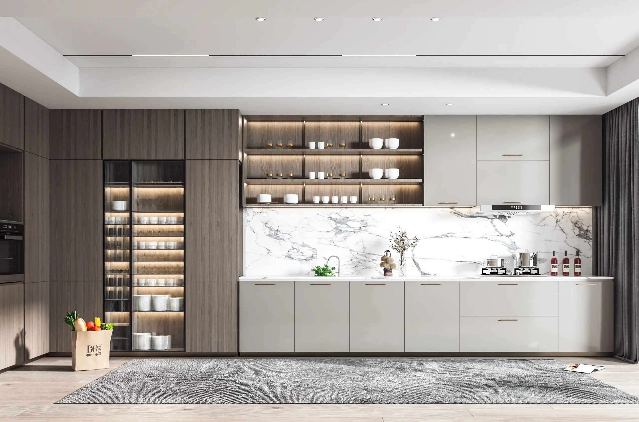 Tủ bếp Acrylic An Cường Quận 7 | Thiên Vy Home