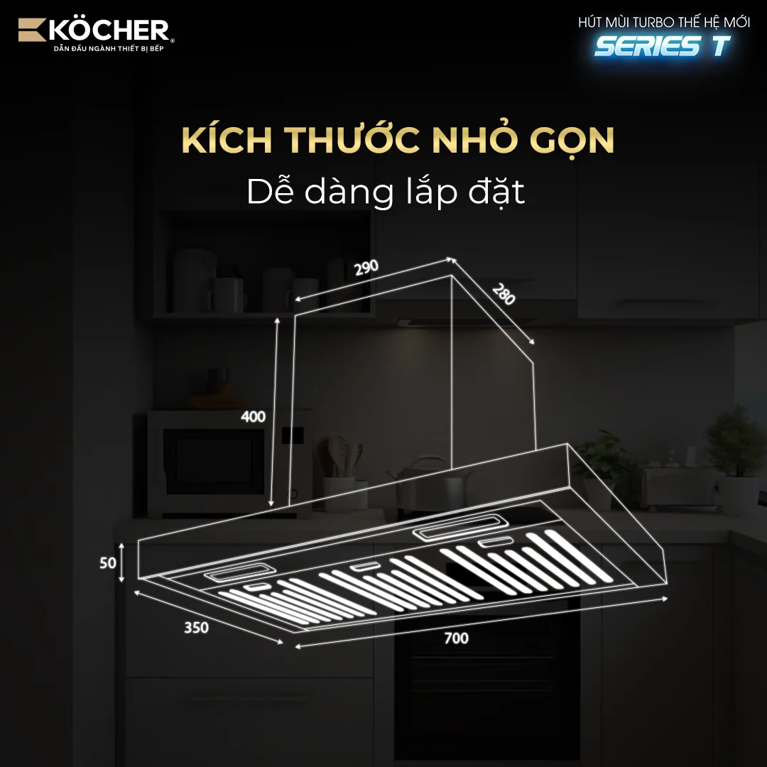 Máy hút mùi Kocher Turbo T