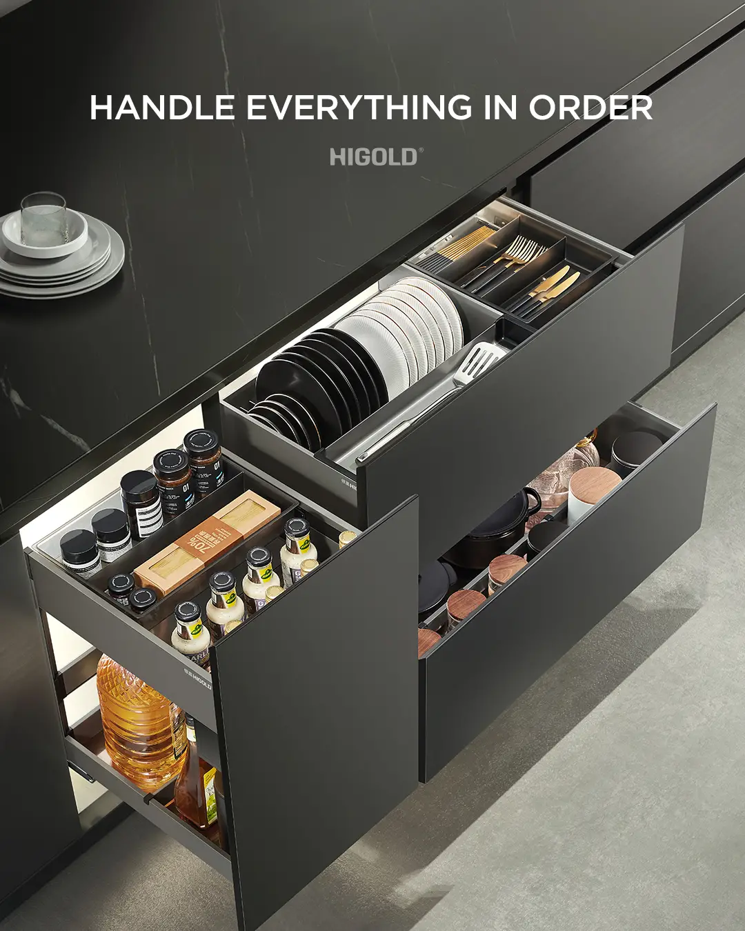 Phụ Kiện Tủ Bếp Higold Thiên Vy Home